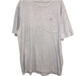 Carhartt Mens Relaxed Fit Tee Shirt Sz XL Grey